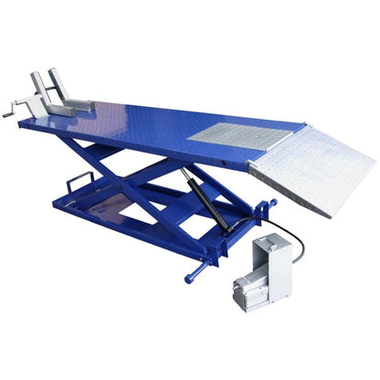 Tuxedo M-1500C-HR 1,500 lb High Rise Motorcycle Lift Bench w/ Vise, Sides,...