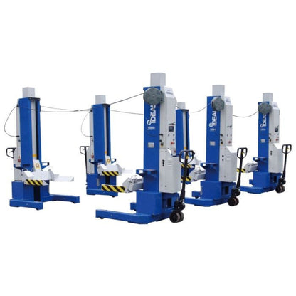 iDEAL MSC-18K-X-6108 Mobile Column Lift, Six Column Set, 108,000 lbs.