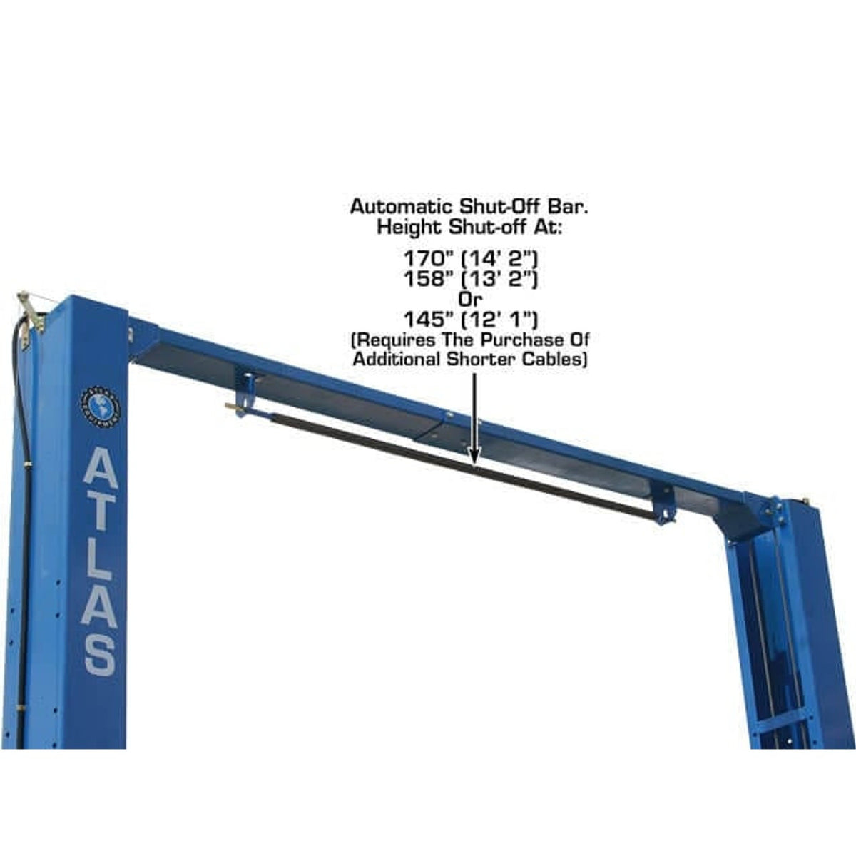 Atlas PV12PX 12,000 lb Overhead 2-Post Lift