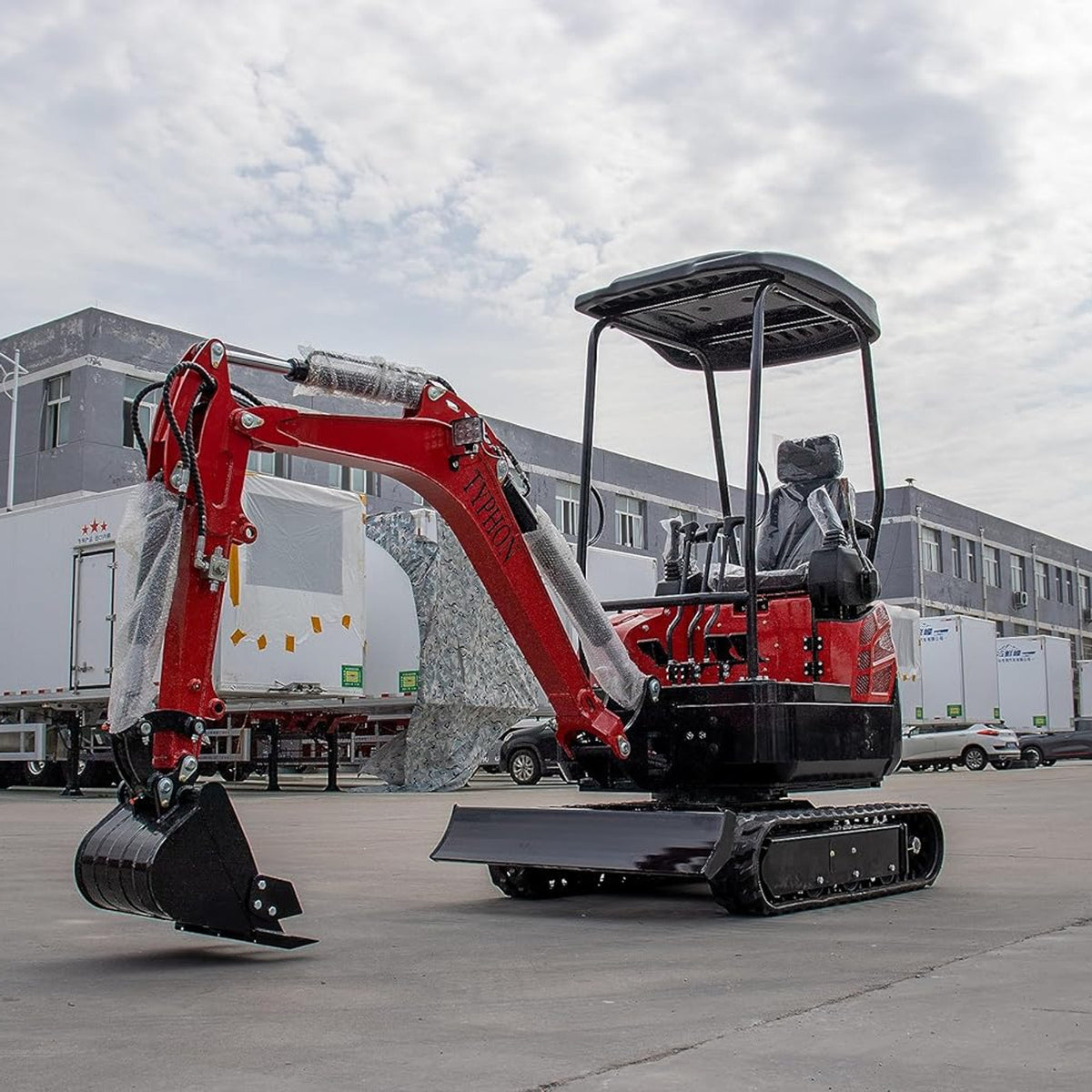 2025 Typhon Terror XVIII Rugged Mini Excavator 4000 lb Kubota D902