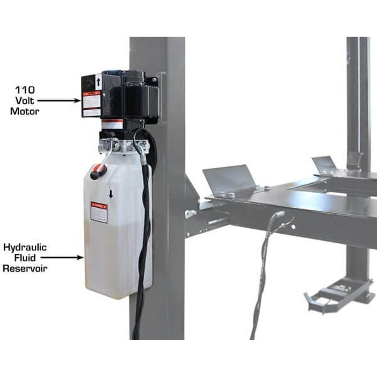 Atlas ALI Certified APEX9 4 Post Lift + RJ6 Rolling Bridge Jacks Combo