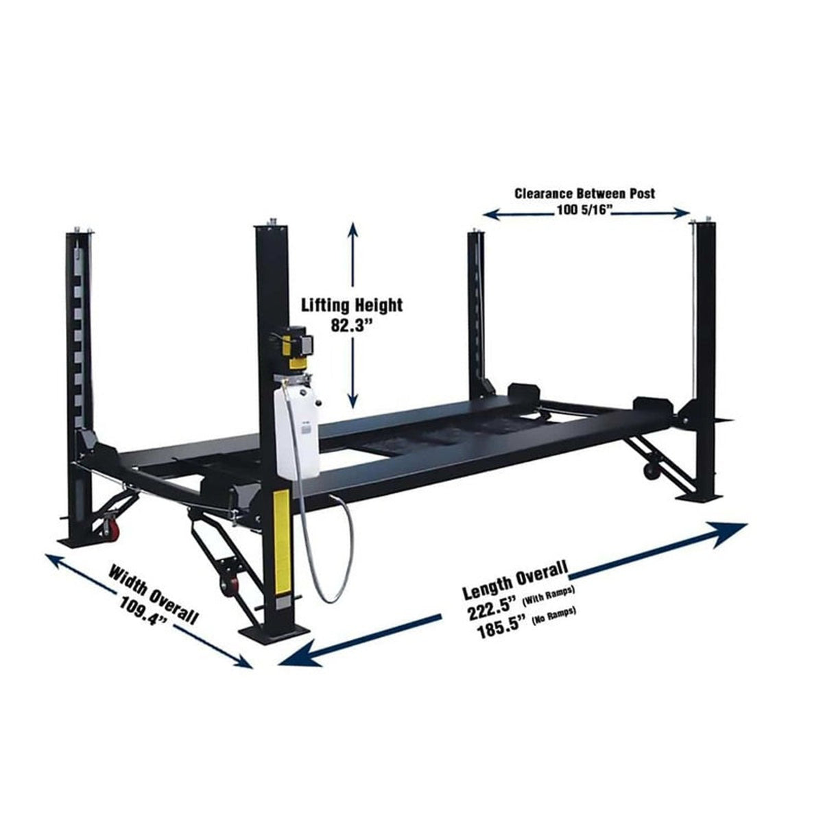 Tuxedo FP8K-DX-XLT 8,000 lb Deluxe Storage Lift Extended Length / Height -...