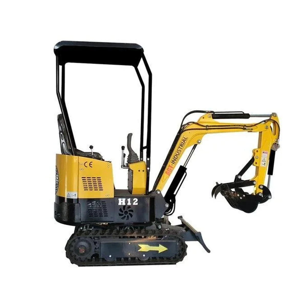 AGT-H12 Mini Excavator 1 Ton , 13.5HP B&S Engine, Compact Micro Crawler Digger