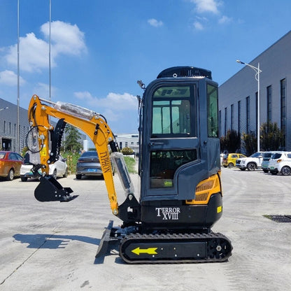 2 Ton New TERROR XVIII Mini Excavator, Kubota D902 Diesel Engine, FREE SHIPPING