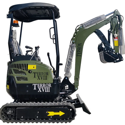 KUBOTA D902 Diesel 4,000 lbs TERROR XVIII Mini Hydraulic Excavator USA STOCK