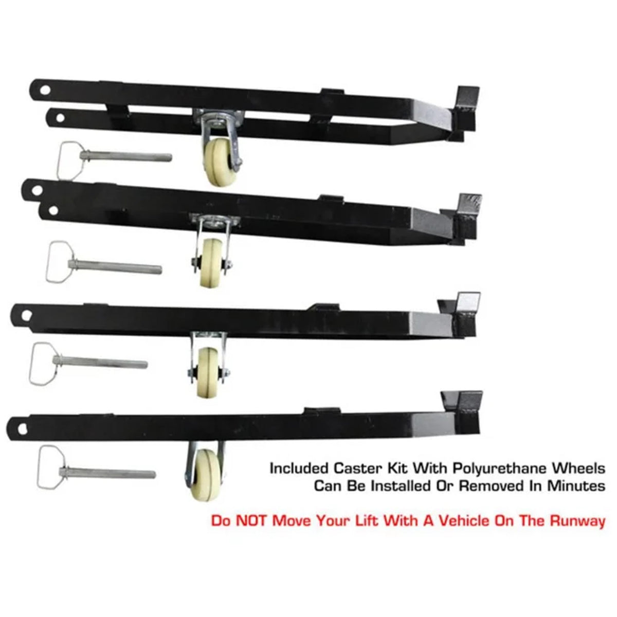 Atlas Equipment ALI Certified APEX 8 4 Post Lift + (2) RJ35 Sliding Jacks Combo