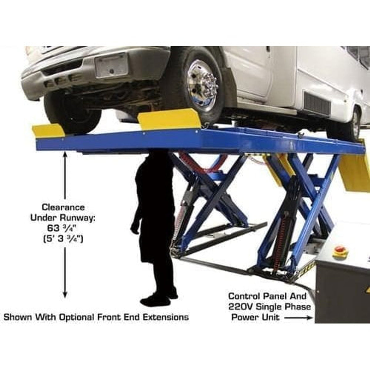 Atlas PX16A Scissor Alignment Lift and RJ8 Rolling Jack Combo