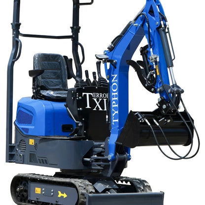 13 Attachments Bundle TERROR XI Mini Excavator Digger 13.5hp Gas B&S EPA Engine
