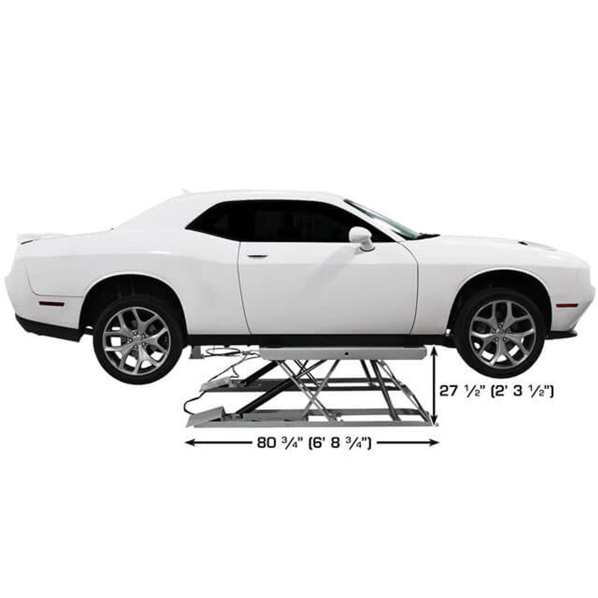 Atlas 6PL 6,000 lb Open Center Low Rise Lift
