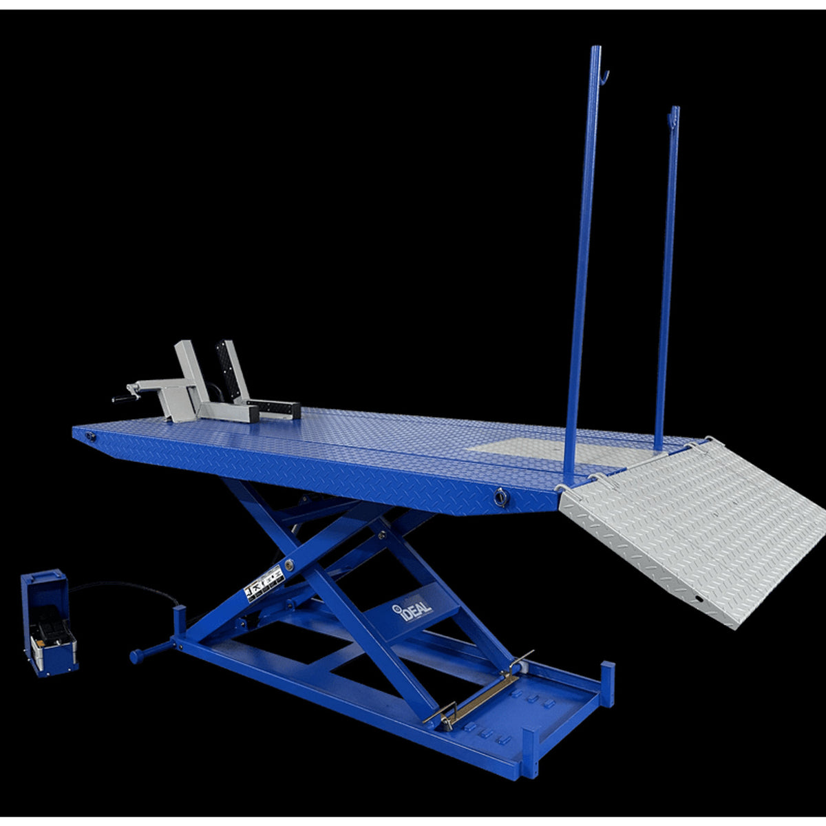 Tuxedo M-1500C-HR 1,500 lb High Rise Motorcycle Lift Bench w/ Vise, Sides,...