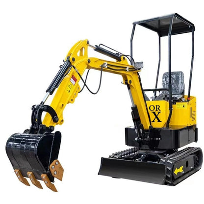 In USA Mini Excavator 1 Ton Digger 13.5hp Gas Tracked Crawler B&S EPA Engine