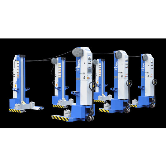 iDEAL MSC-13K-B-678 Mobile Column Lift, Six Column Set, 78,000 lbs.