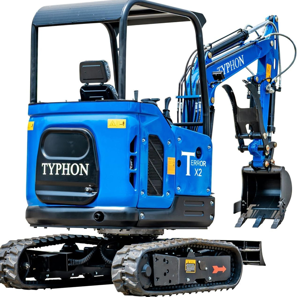 TYPHON TERROR X2 STORM Mini Excavator 2.5 Ton Diesel Kubota V1505 25HP