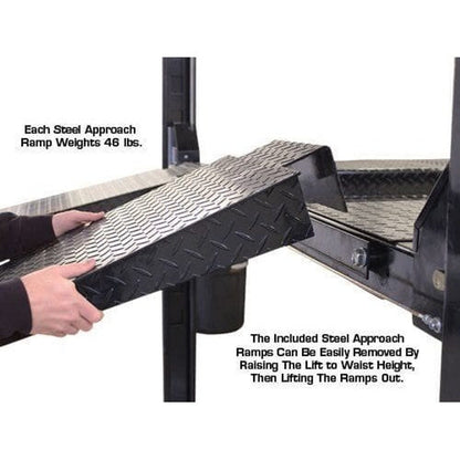 Atlas PRO8000EXT 4 Post Lift + RJ35 Sliding Jacks Combo
