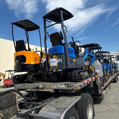 13 Attachments Bundle TERROR XI Mini Excavator Digger 13.5hp Gas B&S EPA Engine
