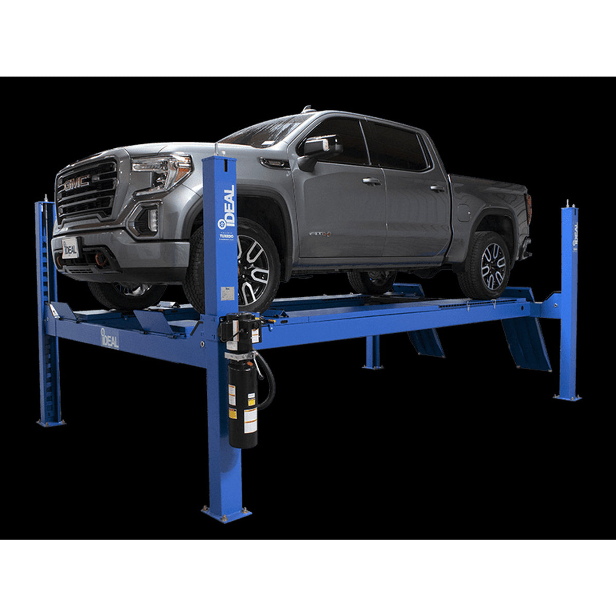 iDEAL FP14KAC-X 14K-4 Post Alignment Lift 182.5" WB (Closed Front / Cable Pull)