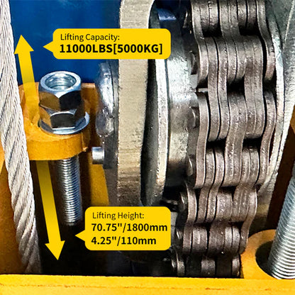 M&E 2 Post Lift 11000lbs Two Post Auto Lift Auto Truck Hoist Super Quality