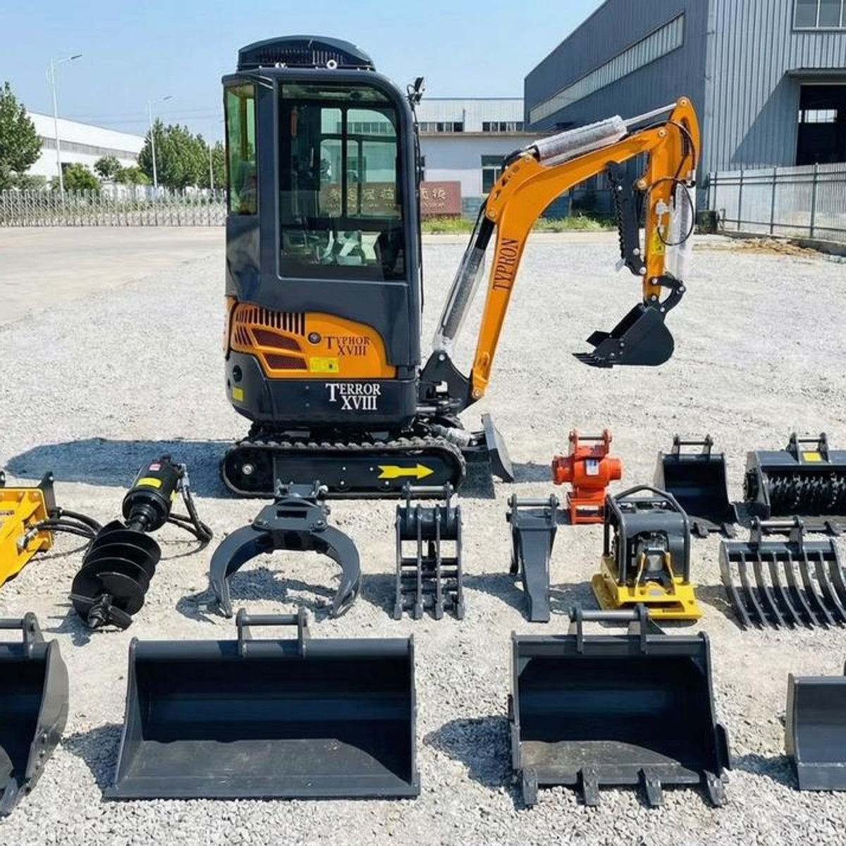 2 Ton New TERROR XVIII Mini Excavator, Kubota D902 Diesel Engine, FREE SHIPPING