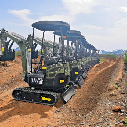 KUBOTA D902 Diesel 4,000 lbs TERROR XVIII Mini Hydraulic Excavator USA STOCK