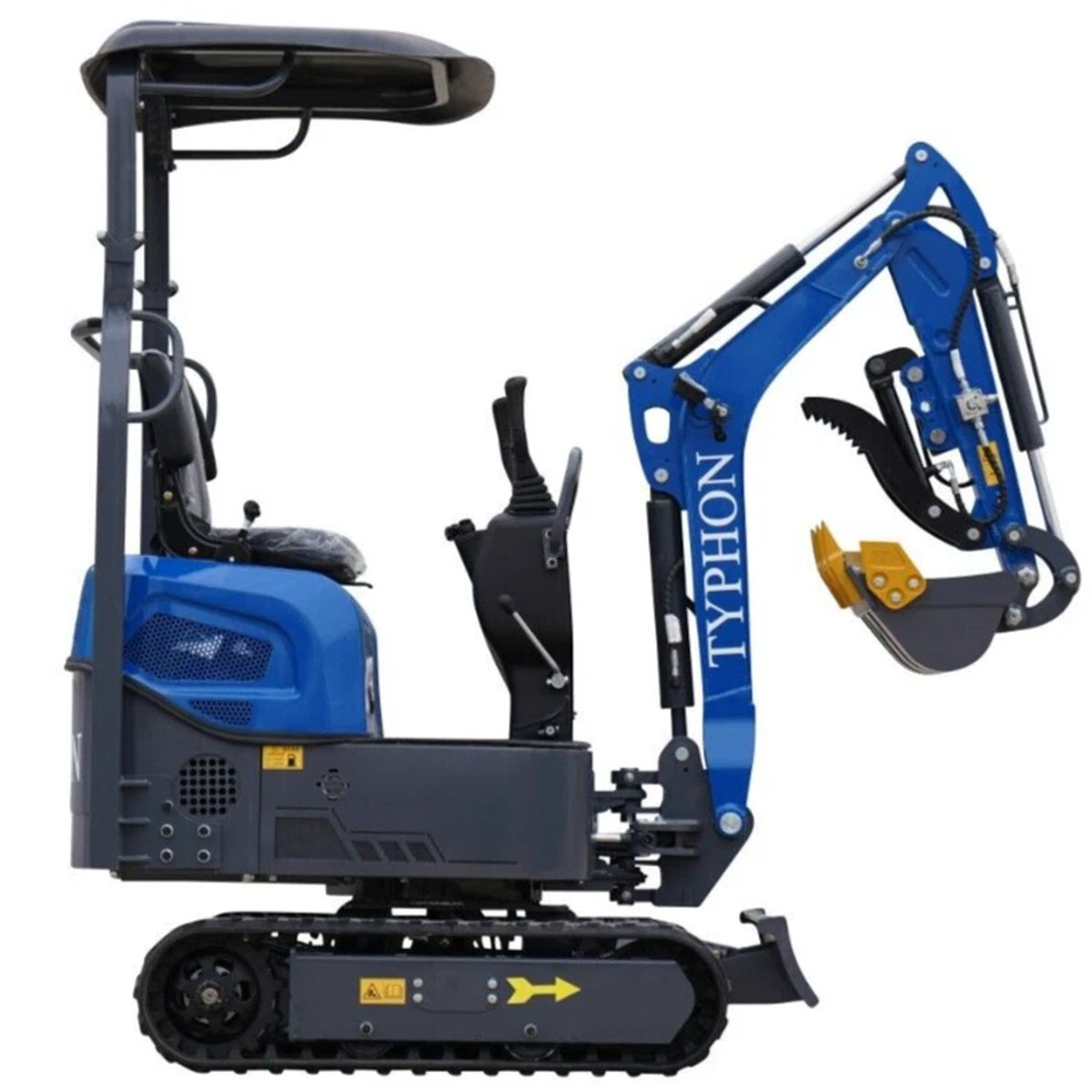 TERROR XI Mini Excavator Digger 13.5hp Gas B&S EPA Engine with 14 Attachments