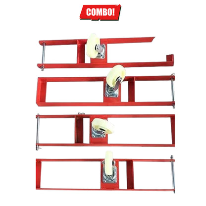 Katool KT-4H110 11,000lbs and KT-RJ50 Rolling Jack This Caster kit (set of 4)