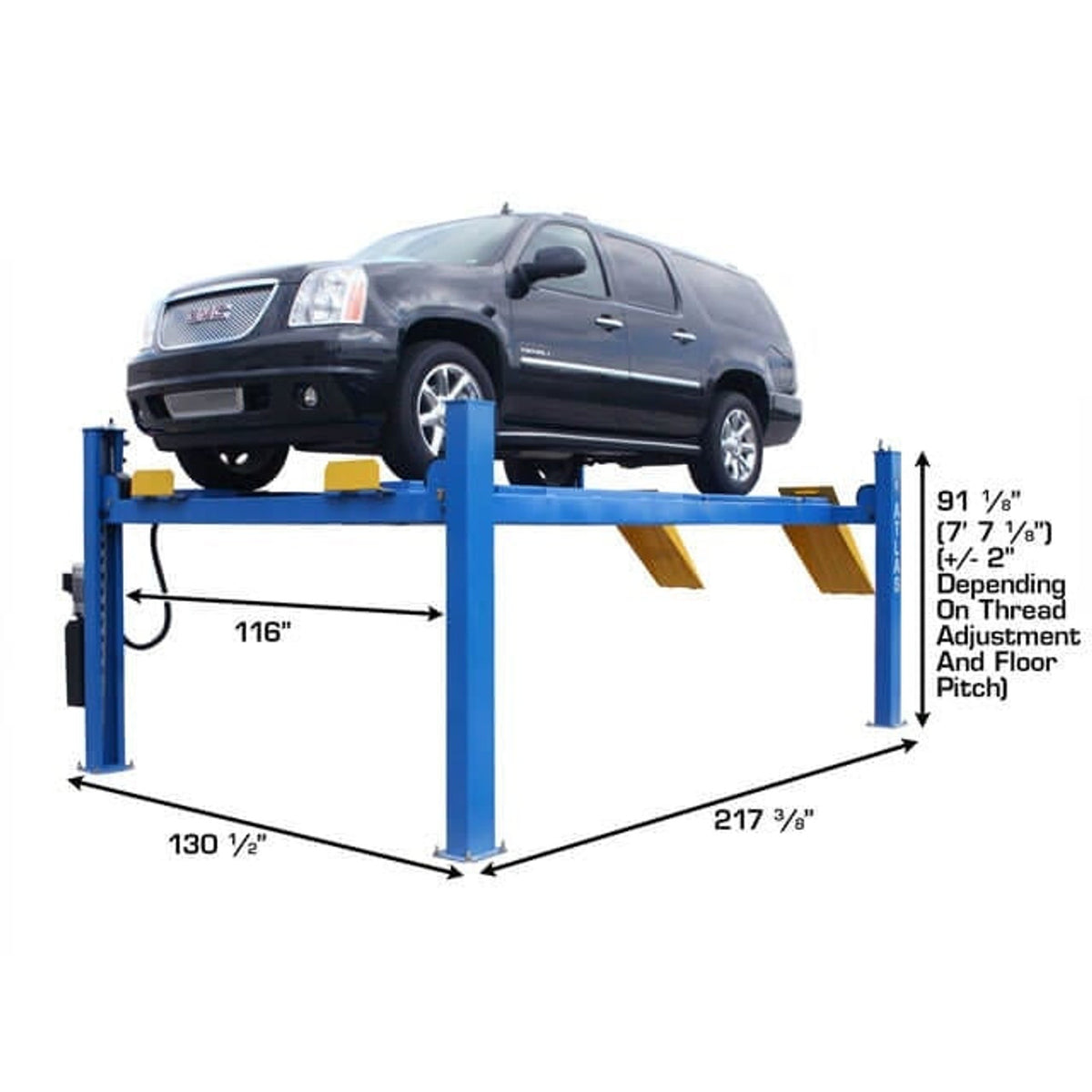 Atlas 414A 14,000 lb 4-Post Alignment Lift